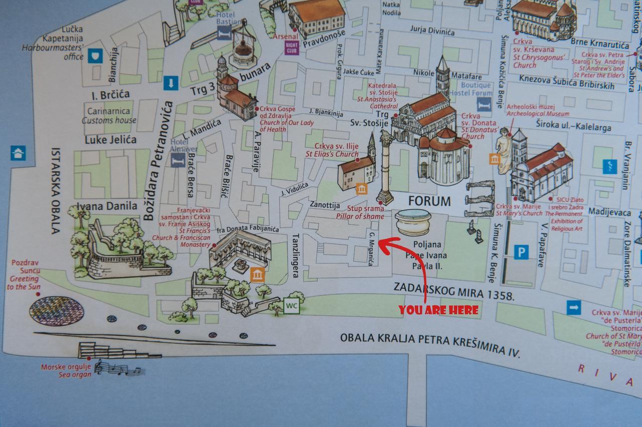 Domus Romana Lux Bed and Breakfast Zadar Exterior foto